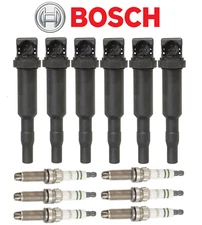 Ignition Coil + Spark Plugs High Power (6sets) OEM Bosch BMW 07-16