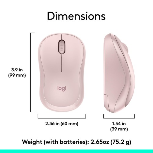 Logitech MK270 Wireless Keyboard and Mouse Combo - Rose - Picture 8 of 8