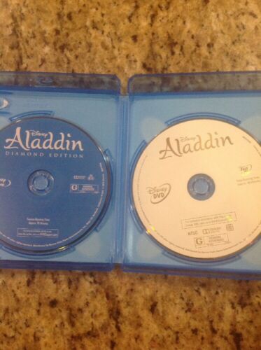 Aladdin (Blu-ray/DVD,2015,2-Disc,Diamond Edition)Authentic Disney-RARE Slipcover - 第 10/11 張圖片