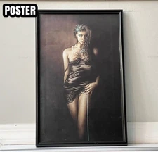 Michael Moebius Pinup Girl Fantasy Art Poster