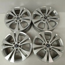4x Alufelge 17 Zoll 7.5" 5x112 52ET Glanz Silber A2464010800 Mercedes-Benz W246