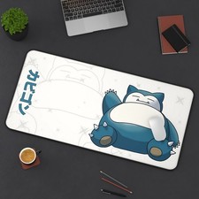 Snorlax Pokemon Japanese White Gaming Mouse Pad Desk Mat Accessories