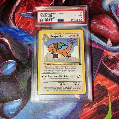 Dragonite Movie Promo #5 PSA 6 EX MT Pokémon 1999 Vintage
