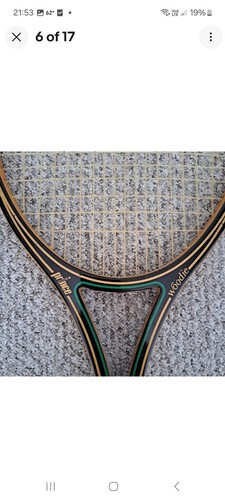 Rare Vintage Classic Prince Woodie Tennis Racket Maple Ash & Graphite. Free P&P. - Picture 6 of 17