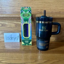 Stanley x Target Wicked ELPHABA FOR GOOD 20 oz Quencher & Matching Straw Pack