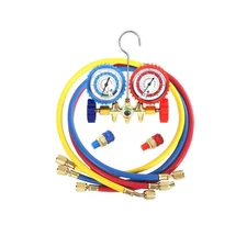 PB Motor Tech AC Diagnostic Manifold Gauge Set for R134A, R12, R22, R502 Refr...
