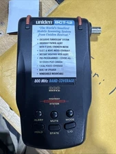 Uniden Bearcat BCT-12 Mobile Scanner 800MHz Band