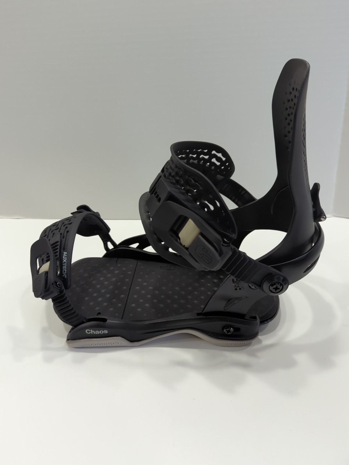 New Bataleon Chaos Aysmwrap Snowboard Bindings Men's L/XL Large/X-Large Black