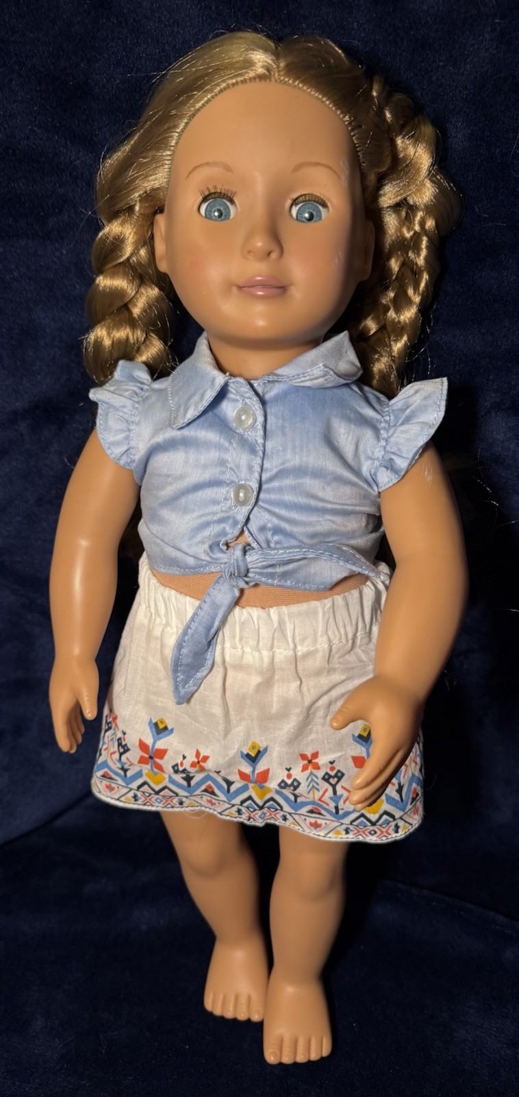Our Generation Battat Doll 18" Blue Eyes, Blonde Hair