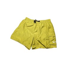 Nike Swim Shorts Mens Large Green Mesh Lined Cargo Pocket Quick Dry NWT
