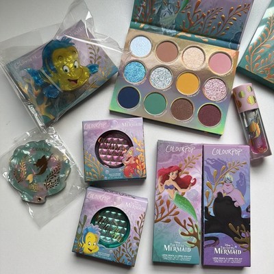 Colourpop Little Mermaid Disney Makeup Collection Full Lot Brand New