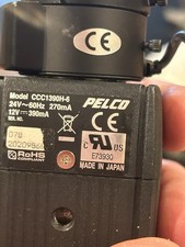 Pelco CCC1380UH-6 Security Camera w/ Pelco Lens ( F1.4/2.5-6mm )