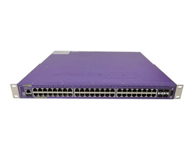 Extreme Networks Switch X460-48t 48x 1Gb 4x SFP 1Gb 2x SFP+ 10Gb 2xPSU Rack Ears - Photo 1/4