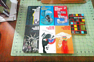 New American Review #'s 1, 3, 5, 8, 11, 12, & Discovery #2 edited V. Bourijaly
