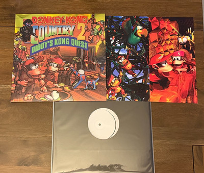 DONKEY KONG COUNTRY 2xLP VINYL DIDDY'S QUEST NOT MOONSHAKE VGM OST