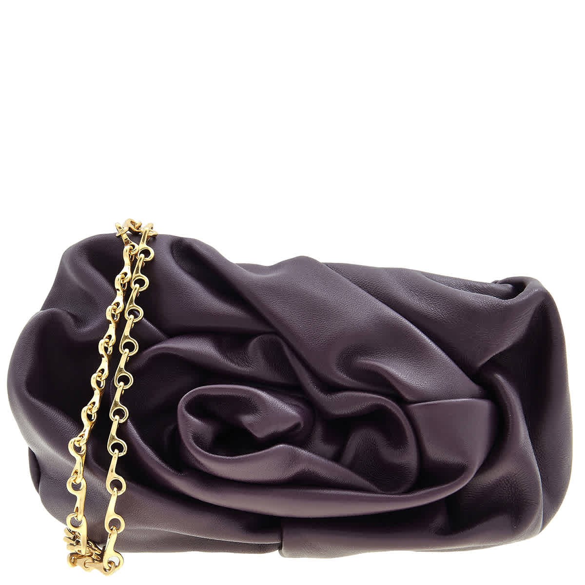 クラッチバッグ Burberry Ivory Nappa Leather Rose Clutch Burberry Ivory Nappa Leather Rose Clutch (Burberry/クラッチ