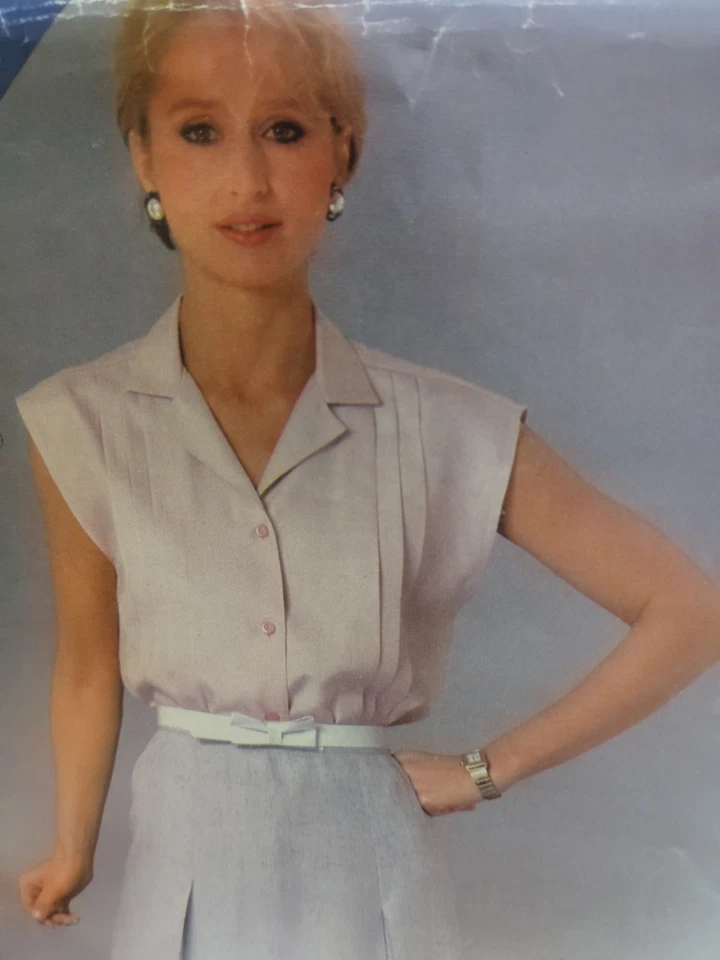 McCall's Stitch N Save 8601 Shirt Blouse Skirt Sewing Pattern Ladies 8 10 12 UC - Image 3 of 4