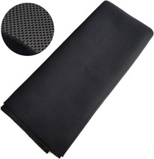 Speaker Grill Cloth Stereo Mesh Fabric for Speaker Repair, Black - 55 x 40 in...