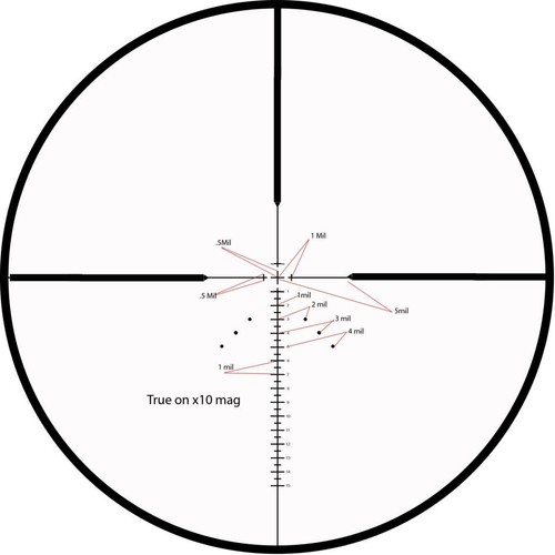 MTC Copperhead F2 4-1644 30mm SF Illuminated AMD2 MIL Etched Reticle Rifle Scope - Picture 2 of 8