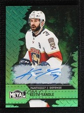 2020-21 Skybox Metal Universe Green Auto 2/10 Keith Yandle #39 Auto 0j5q
