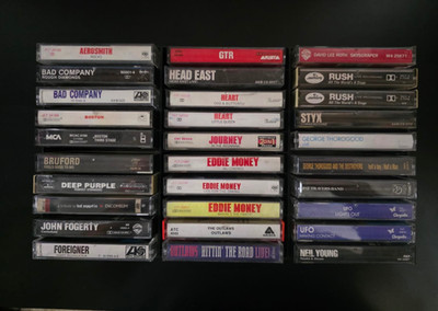 Classic Hard Rock Cassette Tape Lot (U-PICK) *Untested