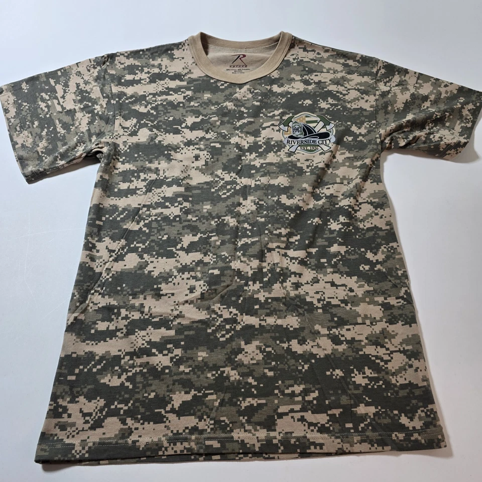 Riverside County Fire Dept. Shirt Size Large Army  - Image 2 of 4