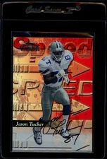 1999 Playoff Contenders SSD Speed Red #160b Jason Tucker Auto #/100