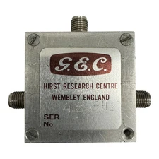 GEC Coaxial Isolator 4800-5650Mhz Vswr -20db Isol -21db Loss 1.5db
