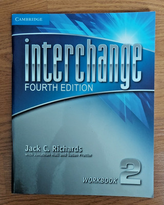 Interchange 2 Workbook Fourth Edition New Trade Paperback Book Brand New
