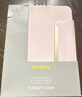 heyday Folding Folio Case w/ Integrated Stand for Apple iPad Pro 11 (2024) Pink