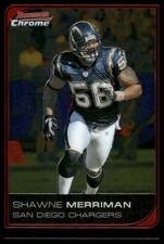 Shawne Merriman 2006 Bowman Chrome #172 San Diego Chargers