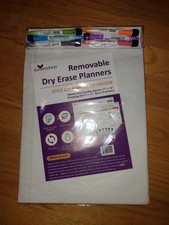 Magnetic Dry Erase Planner for Monthly 17x12 Shopping 5x12 Multicolor Markers