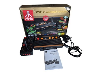 Atari Flashback 9 Gold Konsole 120 Spiele Retro HDMI Frogger Space Invaders