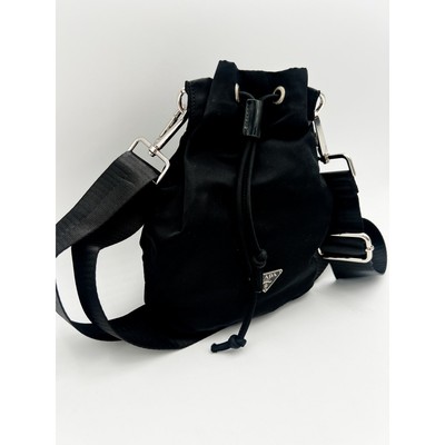 バッグ AW1998 PRADA Velvet drawstring bag Prada Drawstring Velvet Bucket Bag - Bergdorf Goodman