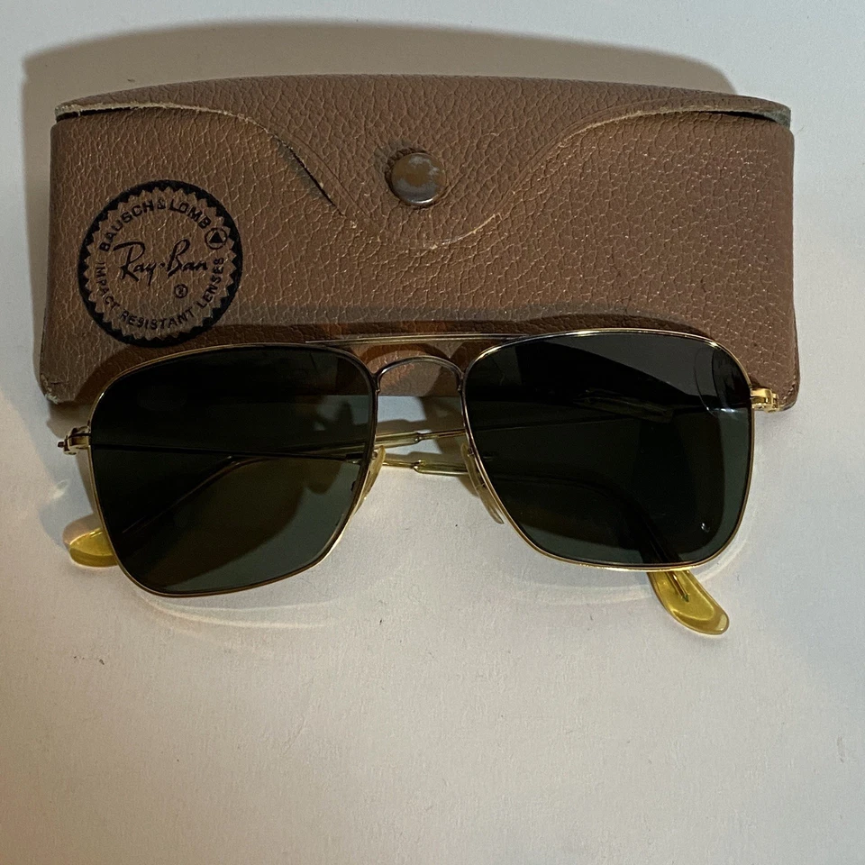 Vintage B&L USA Caravan Sunglasses With Case - Image 3 of 4