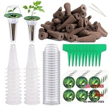 101pcs Hydroponic Pods Kit - Grow Anything Seed Pods with 30 Grow Sponges, 30 0.23 per gallon
