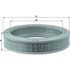 MAHLE KNECHT LUFTFILTER für AUDI 100 50 80 75 VW GOLF 2 3 PASSAT POLO DERBY SEAT