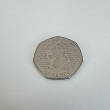 2019 UK Fifty Pence (50p) Coin - Sherlock Holmes Design - Elizabeth II Era