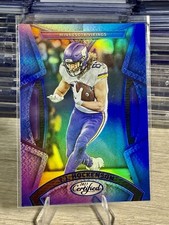T.J. Hockenson 2023 Panini Certified Blue Mirror /75 #37 Minnesota Vikings
