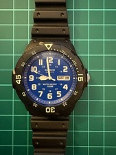 CASIO Watch Blue 100m Water Resistant MTP-002D-1B3