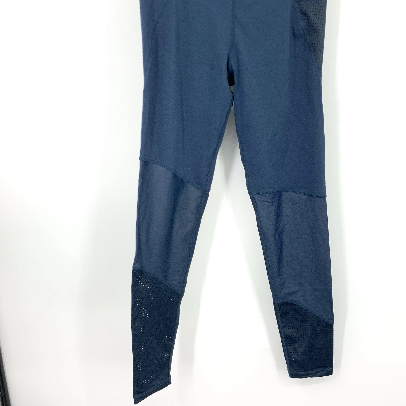 sweaty-betty power full length teal mesh leggings