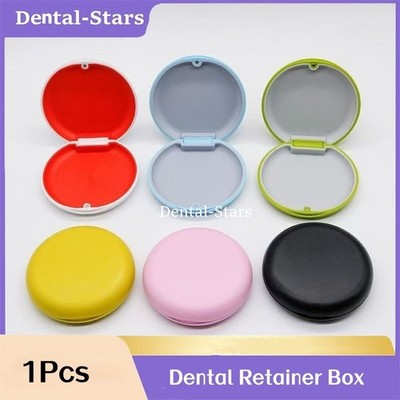 Retainer Box Dental Orthodontic Denture Storage Container Mouth Guard Organizer