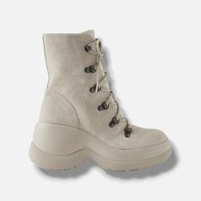 MONCLER Womens Beige Resile Trek Shell-Trimme...