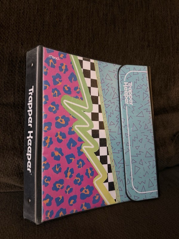 Retro Style Trapper Keeper Saved By The Bell Inspired Vibrant Colors