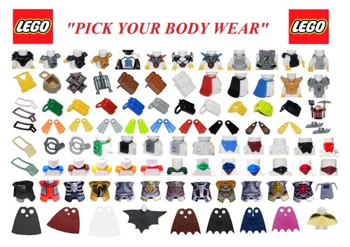 ☀️ LEGO U Pick "BODY WEAR"  Armor Footwear Parts pieces Bulk Minifigure minifig