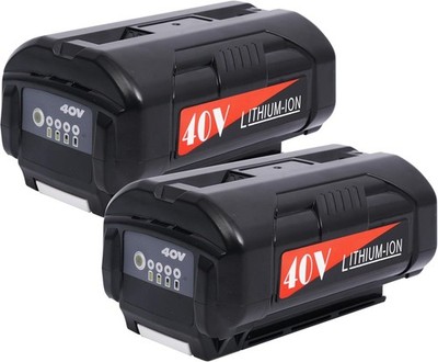 Ryobi 40V 6.0Ah Lithium-Ion Replacement Battery (2 Pack)