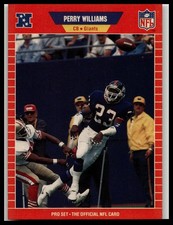 1989 Pro Set #472 Perry Williams