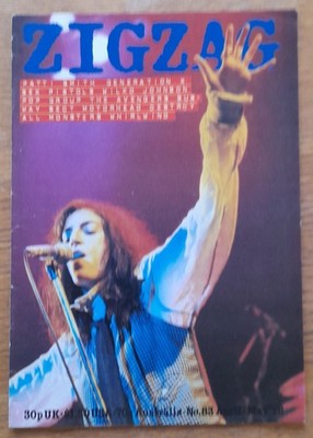 ZIGZAG Magazine No 83 April 1978 PATTI SMITH SEX PISTOLS GENERATION X MOTORHEAD