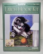 Natura Latch Hook Kit: Playful Kitten R070   New/Sealed