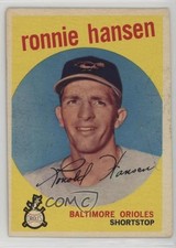 1959 Topps Ron Hansen #444 0w8f